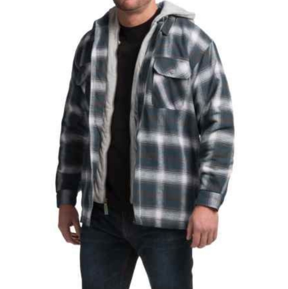Moose Creek Jackets & Coats Moose Creek Hooded Flannel Jacket